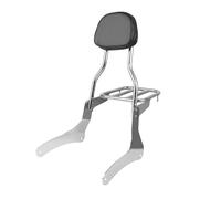 Motorcycle Rear Rack For Kawasaki For Vulcan VN900 Custom Classic For Vulcan 900 1996-2018 Detachable Passenger Backrest Sissy Bar Luggage Rack Motorcycle Luggage Rack(Chrome)