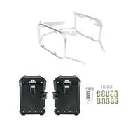 Motorcycle Rear Rack For NC750X NC750S 2021-2023 NC750 NC 750 X/S Aluminum Top Case Panniers Rack Motorcycle Luggage Suitcase Side Box Bracket Rear Luggage Shelf(BK SIDE BOX SL RACK F)