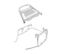Motorcycle Rear Rack For Suzuki V-Strom 1050 DL1050 2020 2023 Motorcycle Tail Trunk Case Saddlebag Panniers Bracket Stainless Steel Luggage Rack(Silver 1 Set)