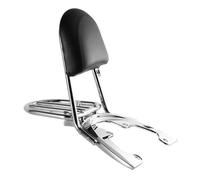 Motorcycle Rear Rack Motorbike Luggage Rack | For VRSCAW VRSCDX VRSCX 2007-2011 Black/Chrome Sissy Bar Backrest Baseplate
