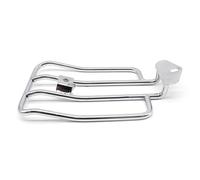 Motorcycle Rear Rack Motorcycle Rear Solo Seat Rack Luggage Rack Carrier Support Shelf Iron Accessories For Sportster XL 883 1200 XL883 XL1200 Rear Luggage(Chrome)