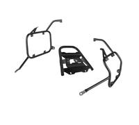 motorcycle rear rack Motorcycle Top Box Rack Side Panniers Bracket for BMW F800GS F700GS 2009-2017(Black)