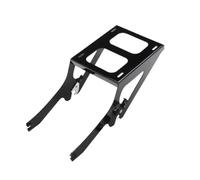 motorcycle rear rack Motorcycle Tour Trunk Mounting Rack for harley 114 FLHCS Slim Street Bob FXBBS 2018-Later(Gloss black)
