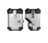Motorcycle Rear Rack Motorcycle Trunk Top Box Side Luggage Case Pannier Frame Rear Helmet Topcase Support For BMW F850GS F750GS 2018-2023 Rear Luggage(38L Side Box Silver)