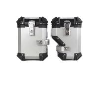 Motorcycle Rear Rack Motorcycle Trunk Top Box Side Luggage Case Pannier Rack Frame Rear Topcase Accessories For CFMOTO 800MT CF MOTO 800 MT For Explorer Rear Luggage(38L Side Box Silver)
