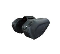 Motorcycle Rear Seat Bag 2PCS Universal Fit Motorcycle Pannier Bags Luggage Saddle Bags Side Storage Fork Travel Pouch Box Motorcycle Side Helmet Riding Motorbike Saddle Bags(Oxford and plastic)