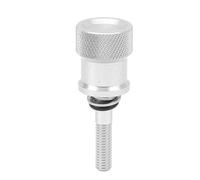 Motorcycle Rear Seat Bolt, Aluminum Alloy Quick Release Seat Screw for R Nine T 2014 and Up, High Strength Secure Fastener with Personalised Design, for Passenger Safety and Easy (Silver)