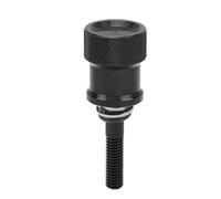 Motorcycle Rear Seat Bolt, Quick Release Seat Screw for R Nine T, Aluminum Alloy High Strength Passenger Seat Mount with Easy Install Design for R Nine T Pure Racer Scrambler 2014 (Black)