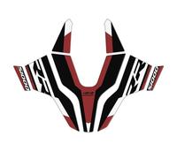 Motorcycle Rear Seat Fairing Paint Protection 3D Gel Protector Decal Kit Black And Red Color Scheme For BMW S1000RR 2023 2024