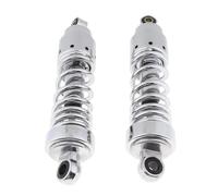 Motorcycle rear shock absorber 2pcs/pair 8mm Spring 265 300mm Motorcycle Rear Shock Absorber Accessories Suitable For GN250 For CA250 For Great For King For CA250(Silver 300mm 14-10)