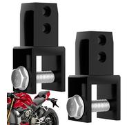 Motorcycle Rear Shock Extender - Aluminum Alloy Shock Extender Brackets - With Screw Front Shock Riser For Height Extension Absorber Aluminum Alloy