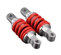Motorcycle Rear Shock Universal 105MM Shock Absorber Rear Suspension 6mm Spring For Electric Scooter Go Kart Dirt Pocket Bike(2 pcs red)