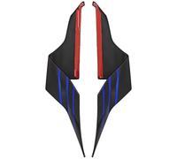 Motorcycle Rear Side Cowling Retrofit Aerodynamic Side Fixed Wing Spoiler Fairing Wing For YZFR3 YZF R3 2019-2023(Black-a)