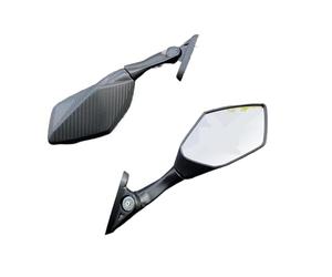 Motorcycle Rear Side Mirror Motorcycle Motorbike Foldable Side Mirrors Blind Spot Rearview Mirrors Cover Cap For Ya&ma&ha For R3 R25 2015-2018