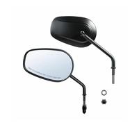Motorcycle Rear Side Mirrors Rearview For Harley Touring Sportster 883 Road King Softail Bobber Chopper Street Glide Dyna Mirrors End Rearviews
