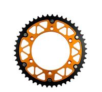 Motorcycle Rear Sprocket 45T 46T 47T 48T 49T 51T 52T Compatible With Motorcycle Models RM125 RM250 DR250 DRZ250 DR-Z250 DR350 RMZ250 RM-Z250 RMX250 Aftermarket Replacement(520 47T)