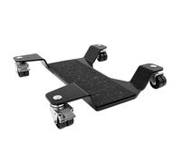 Motorcycle Rear Stand Mover 320 Kg Wheel Plate Shifting Cart Black
