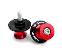 Motorcycle Rear Stand Swing Arm Spool For DUCATI MONSTER 695 696 796 797 821 1200 1200S 1200R S2R 6M Motorcycle CNC Swingarm Spools Slider Stand Screws(Red)