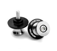 Motorcycle Rear Stand Swing Arm Spool For DUCATI MONSTER 695 696 796 797 821 1200 1200S 1200R S2R 6M Motorcycle CNC Swingarm Spools Slider Stand Screws(Sliver)