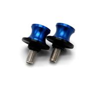 Motorcycle Rear Stand Swing Arm Spool For Suzuki GSX-R GSXR 600 750 1000 K1 K2 K3 K4 K5 K6 K7 K8 K9 K11 M8 Motorcycle Accessories Swingarm Spools Slider Stand Screws(8mm blue)