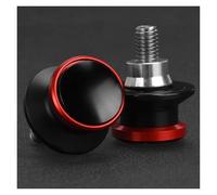 Motorcycle Rear Stand Swing Arm Spool for Suzuki GSX-R GSXR 600 750 1000 K1 K2 K3 K4 K5 K6 K7 K8 K9 K10 K11 GSXR1300 CNC Swingarm Swing Arm Spools Sliders M8 Blots(L-12)