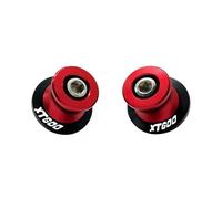 Motorcycle Rear Stand Swing Arm Spool For XT660 X R Z 2004-2023 Motorcycle Accessories M6 Swingarm Slider Spools Customized 6MM Stand Screws(Red)