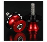 Motorcycle Rear Stand Swing Arm Spool for Z400 Ninja400 2023 2022 2021 2020 2019 2018 8MM Motorcycle Accessories Swingarm Spools Slider Stand Screw(Red)