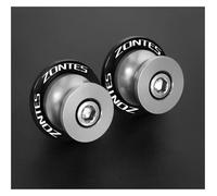 Motorcycle Rear Stand Swing Arm Spool For ZONTES G1-125 ZT125 Z2 ZT125-U U1 125-G1X U125 8mm Motorcycle Access CNC Aluminum Swingarm Spools Slider Rear Stand Screws(With logo gray)