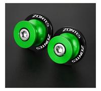 Motorcycle Rear Stand Swing Arm Spool For ZONTES G1-125 ZT125 Z2 ZT125-U U1 125-G1X U125 8mm Motorcycle Access CNC Aluminum Swingarm Spools Slider Rear Stand Screws(With logo green)