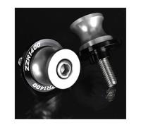 Motorcycle Rear Stand Swing Arm Spool FOR ZZR1400 2006-2015 2014 2013 2012 2011 Motorcycle Accessories CNC Aluminum Swingarm Spools Slider Stand Screws(10MM Silver LOGO)
