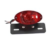 Motorcycle rear stop Light Universal Motorcycle 12V Blub Rear Lamp Tail Light License Plate Holder Bracket for Chopper Cafe Old School for Touring