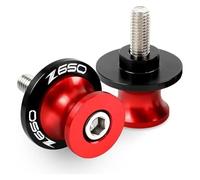 Motorcycle rear swing arm bracket screw For Z650 Z900RS SE Z900 2017-2024 M8 Swingarm Slider Bracket 2pcs Motorcycle Accessories Stand Screws CNC(Ww-2)