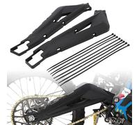 Motorcycle Rear Swing Arm Protector,Swing Arm Covers Guard Frame Protector for Sur-Ron Sur Ron Light Bee S/X Electric Dirt Bike-Black