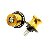 Motorcycle rear swingarm bracket screw spool slide For Mt03 Mt09 Mt10 MT-03 MT-09 MT-10 Motorcycle Accessories CNC Aluminum 6MM Bolts Swingarm Spools Slider Stand Screws(MT09 Gold)