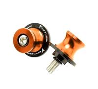Motorcycle rear swingarm bracket screw spool slide For Mt03 Mt09 Mt10 MT-03 MT-09 MT-10 Motorcycle Accessories CNC Aluminum 6MM Bolts Swingarm Spools Slider Stand Screws(MT03 Orange)