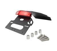 Motorcycle Rear Tail Tidy Fender Eliminator Kit Registration License Plate Holder Tail Light Bracket For SCL500 2023 2024 FRTRGVUVXP(Red Without tail)
