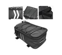 Motorcycle Rear Trunk PU Leather Saddlebags Luggage 8 L Large Capacity Bag Scooter Tailbag Waterproof Box Storage Accessories
