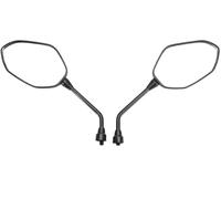 Motorcycle Rear View Mirror 1Pair 10MM Motorcycle Rear View Rearview Side Mirror Motorbike Accessories Aluminum For Suzuki Motorcycle Handlebar End Mirrors