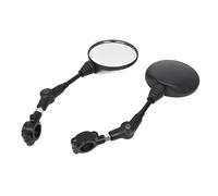 Motorcycle Rear View Mirror 2pcs 10MM Round Motorcycle Rear Mirror Folding For Mirror Motocross Accessories For Scooter Bike Rearview Mirror