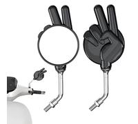 Motorcycle Rear View Mirror - 2pcs Rear View Side Mirror | Accessories for the design of high-definition gestures high definition left and right for scooter
