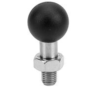 Motorcycle Rear View Mirror Ball Head Bracket Right Handed Thread Rustproof Universal Accessory for Vehicle (M10*1.25)