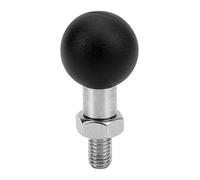 Motorcycle Rear View Mirror Ball Head Bracket Right Handed Thread Rustproof Universal Accessory for Vehicle (M8*1.25)