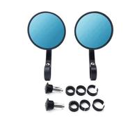 Motorcycle Rear View Mirror Black 7/8" Round CNC Cafe Racer Parts For B&MW For Moto Guzzi For Suzuki For Norton For Be&nelli For Pia&ggio For Vespa Side Mirrorss