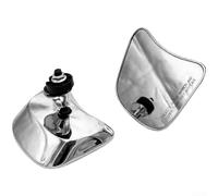 Motorcycle Rear View Mirror For Glide 2024 Classic Round Design CNC Aluminum Shock Resistant Right Hand Thread Set(Electroplating)