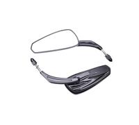 Motorcycle Rear View Mirror Motorcycle Rear View Mirrors Left Right Aluminum Side Mirrors Autocycle Accessories For Road For Glide 1998-2013 Motorcycle Handlebar End Mirrors(Black)