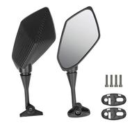 Motorcycle Rear View Mirror Motorcycle Rear View Mirrors Reflector Side Mirrors Accessories For CBR600 For CBR600RR For CBR900 For CBR1000RR Motorcycle Handlebar End Mirrors(Rhd Gray)