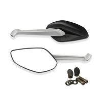 Motorcycle Rear View Mirror Motorcycle Rearview Side Mirror Mirrors For Ducati For Diavel For Carbon 2014-2017 For Monster 1200 R For XDiavel 2016-2019 Motorcycle Handlebar End Mirrors(Silver)