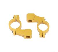 Motorcycle Rear View Mirror Mount Adapter 2pcs Aluminum Alloy Bracket for Action Camera Holder on Motorbike Side Wing Mirror Scooter for E Bike Dirt Bike Fit Red Blue Gold Black Silver Purple(gold)