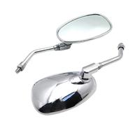 Motorcycle Rear View Mirror Universal A Pair 10mm Motorcycle Rearview Mirrors For Shadow 1100 750 For VTX 1300 1800 For VTX1300 For VTX1800 R/S/T/C