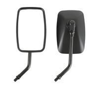 Motorcycle Rear View Mirrors 1 Pair Black 10MM Universal Motorcycle Rear View Mirrors Thread Rectangle Rearview Side For Scooter Motorbike Accessories